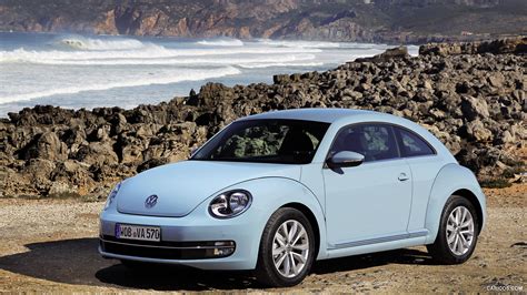 2012 Volkswagen Beetle Light Blue Front Hd Wallpaper 91 1920x1080