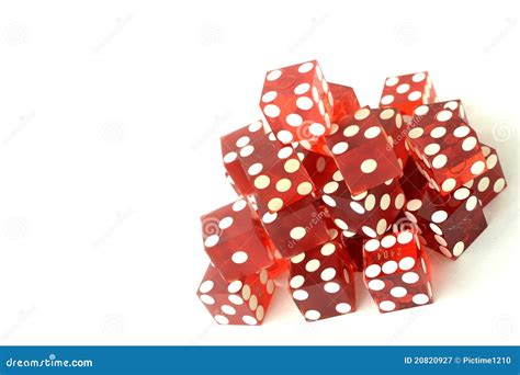 Stacked Dice On White Stock Image Image Of Dice Game 20820927