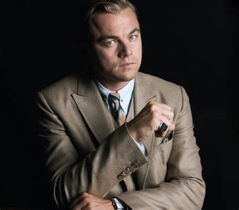 leonardo dicaprio as jay gatsby photographed by hugh stewart for baz luhrmann s the great