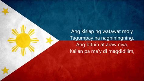 Tribute To Filipino Heroes Philippine National Anthem Youtube Vrogue