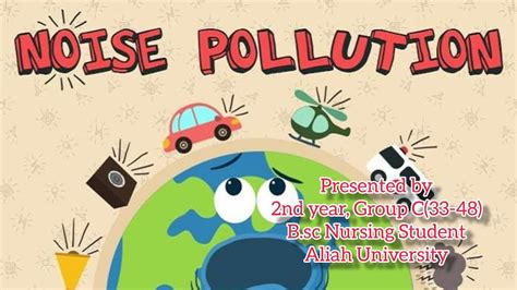 Noise Pollution Presentation Recorded Ppt Presentation For Bsc