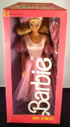 My First Ballerina Barbie 1788 1986 By Mattel 4999 Produced In