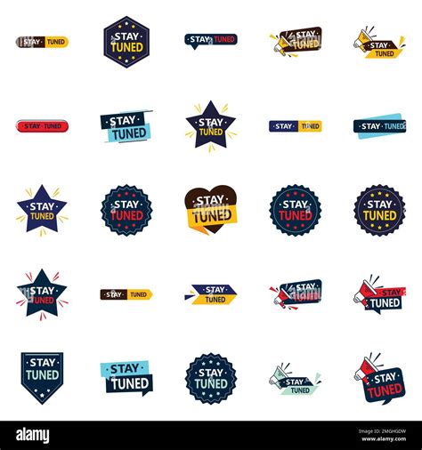 Stay Tuned 25 Versatile Vector Designs for all your branding needs