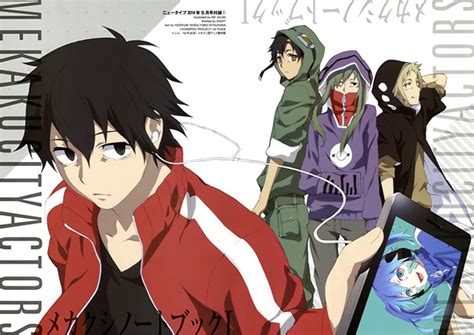 According to jin1, the story has an established backstory, which segues into the music2, then to the manga3, followed by the novel456, then mekakucity actors.78 the second route depicted in the manga (manga route 2) has been shown to have taken place before the music. L'anime Mekaku City Actors en Simulcast VOSTFR