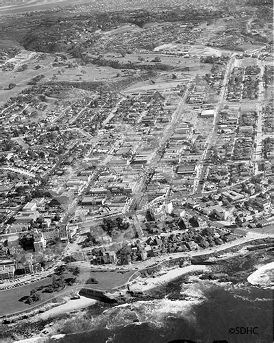 La Jolla Aerial 1963 San Diego History Center