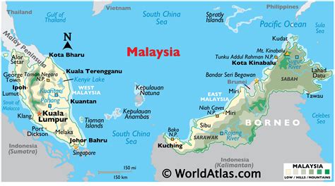 Where Is Malaysia Located On The World Map