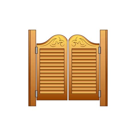 Royalty Free Saloon Door Clip Art Vector Images And Illustrations Istock