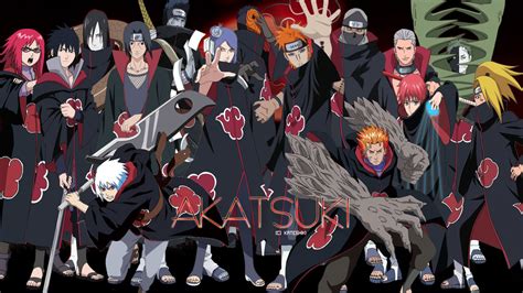 Akatsuki Wallpaper 4k Ipad Akatsuki Naruto All Characters In One