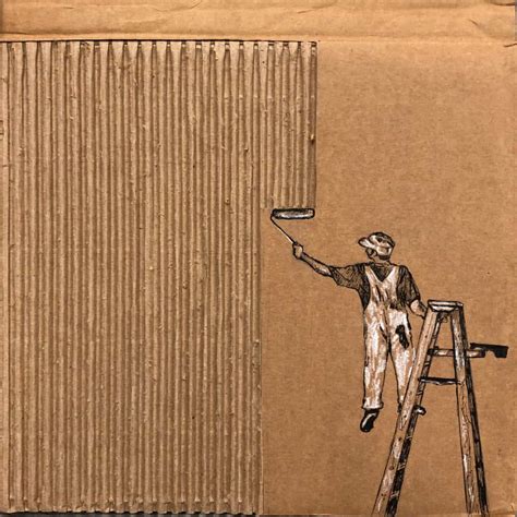 Artist Jordan Fretz Doodles On Cardboard Creates Unique Masterpieces