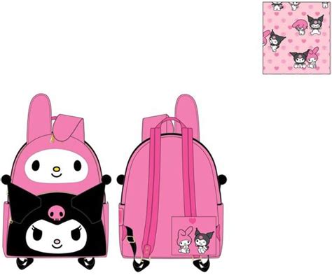 Sanrio Loungefly My Melody And Kuromi Mini Backpack Lagoagriogobec