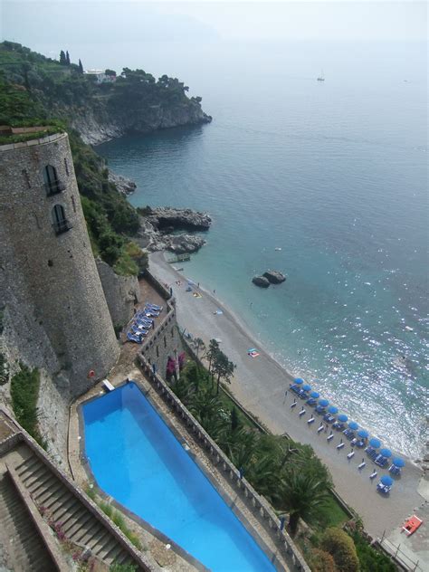 Cliffside Pool On The Amalfi Coast Hotel Il Saraceno Campania Italy