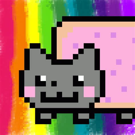 Rainbow Nyan Cat Nyan Cat Png Clipart Large Size Png Image Pikpng
