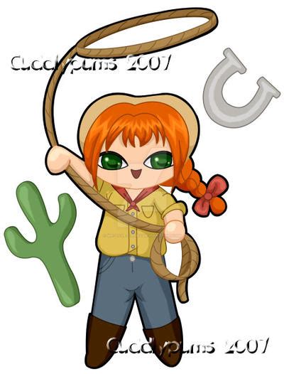 cowgirl by cuddlypums by we love chibis on deviantart