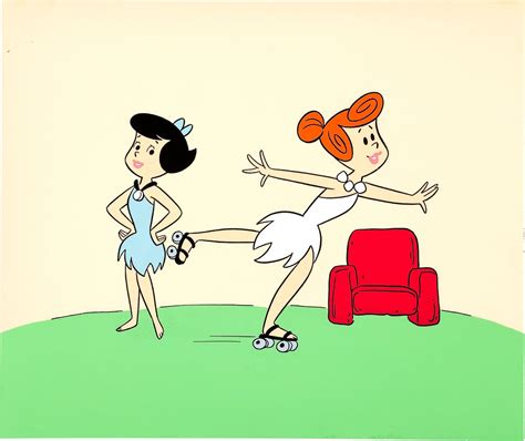 The Flintstones Wilma And Betty Publicity Cel Hanna Barbe Flickr