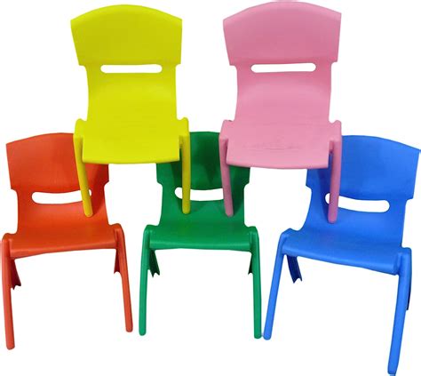 Set Of 20 Assorted Colours Stackable Kids Plastic Chair