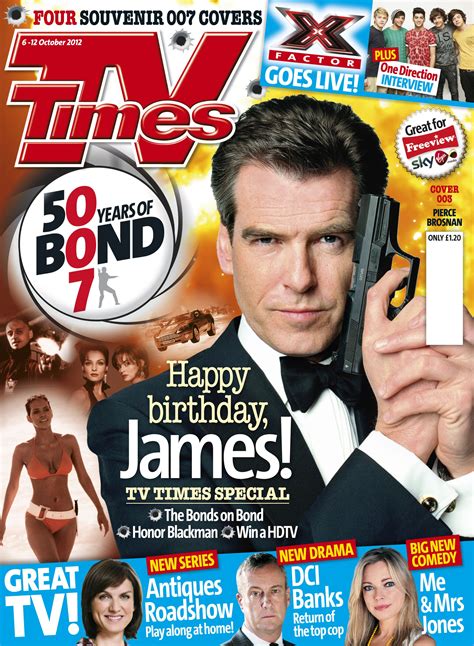 James Bond 50th Anniversary Cover 3 Pierce Brosnan James Bond