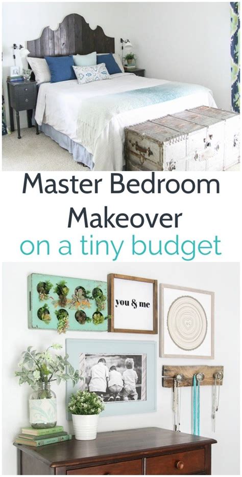 Small Master Bedroom Makeover On A Budget