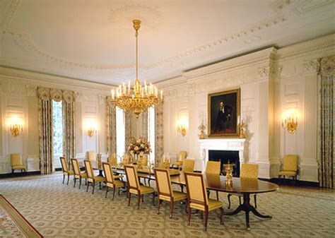 State Dining Room Of The White House The Enchanted Manor