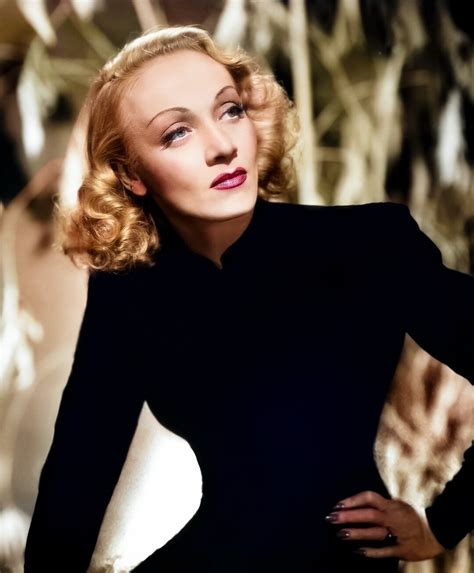 Marlene Dietrich Colorized Etsy