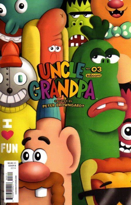 Uncle Grandpa 1nycc Kaboom Comic Book Value And Price Guide