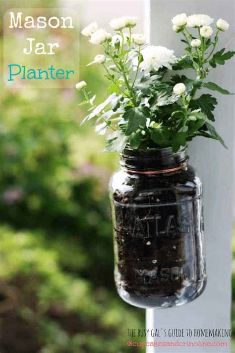Mason Jar Planter Easy To Make The How To Home