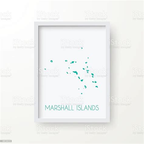marshall islands karte frame auf weißem hintergrund stock vektor art und mehr bilder von