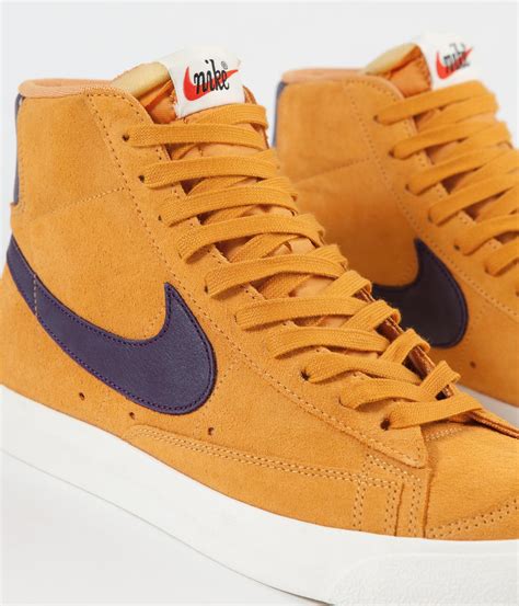 nike blazer 77 shoes amber rise grand purple sail always in colour
