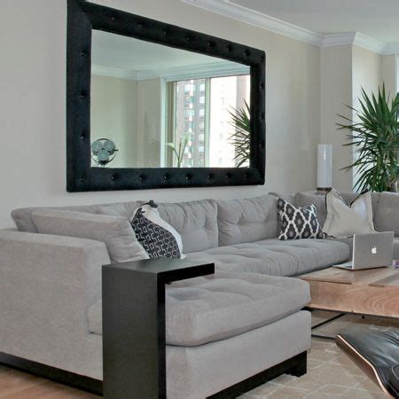 Interior designers share their top tips for decorating with mirrors throughout your home. 20 Gorgeous Living Rooms with Mirrors