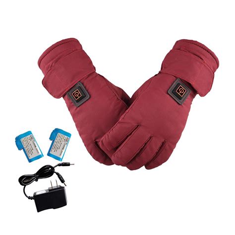 Battery powered heated gloves hot hands for motorcycle hunting winter warmer product features of heated gloves 3 temperature control options: Adjustable Temperature Lithium Battery Electric ...