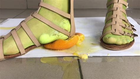 Exelent Food Crush Barefoot In Nylons Inside Under Heel All What