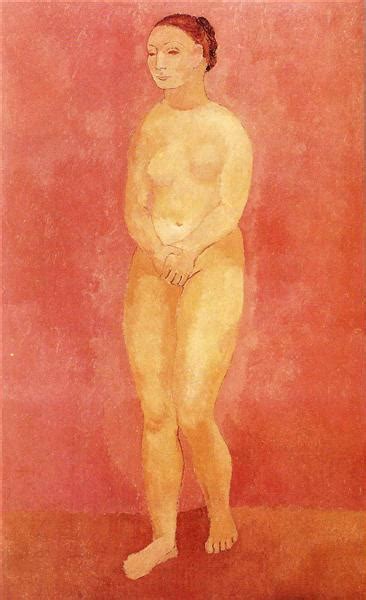 Standing Female Nude 1906 Pablo Picasso WikiArt Org