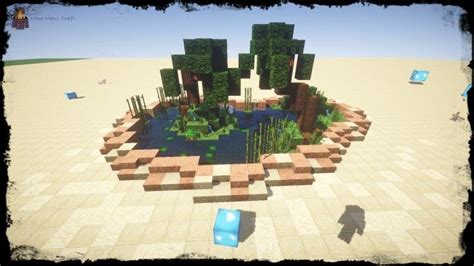 Koi pond garden landscaping design (modern house tutorial ep. My Second Desert House Bundle DOWNLOAD Minecraft Map ...