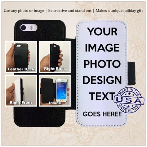 Personalized Leather Wallet Case For Iphone 6 6 By Lilidesigners