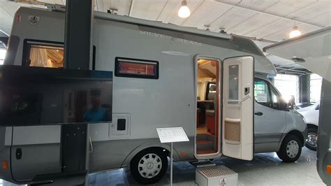 Magnificent Seven Metre Silver Dream Motorhome With Widthwise Rear Bed