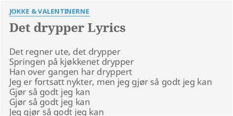 Gjør Så Godt Du Kan Lyrics – gjorvlogs