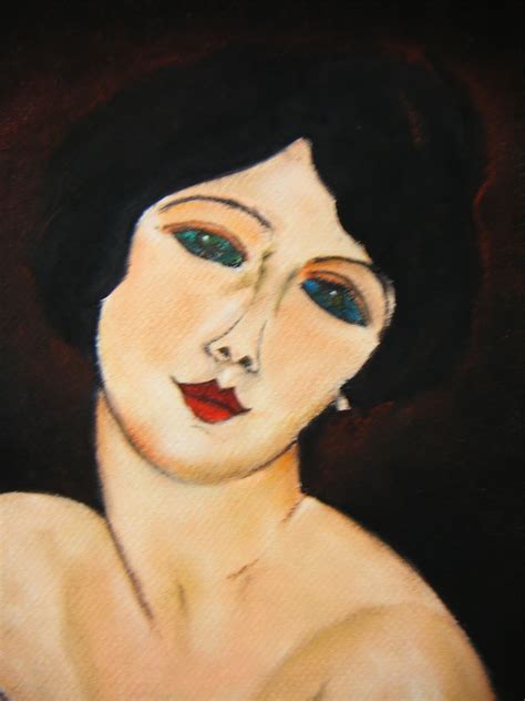 Estudio Lukini Dibujo Pintura Recordando A Modigliani