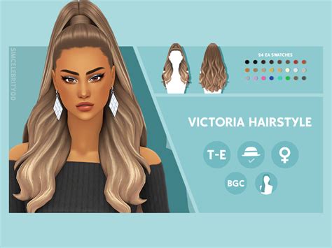 The Sims Resource Victoria Hairstyle
