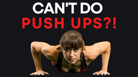 Cant Do Push Ups Just Do This Youtube