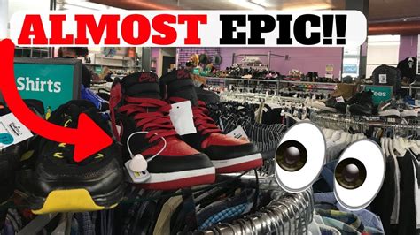 Almost Epic Thrift Store Sneaker Hunting Adidas Employee Store