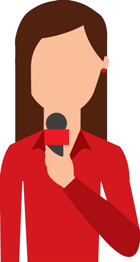 Reporter Png News Reporter Vector Clipart Full Size Clipart
