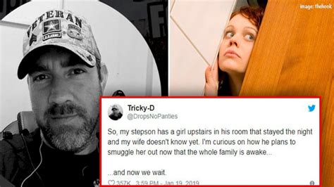 Hilarious Step Dad Live Tweets His Son Trying To Sneak A Girl Out Of The House Youtube