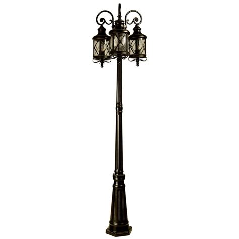 Livex lighting exeter 3 light outdoor post top lantern will add a traditional nuance to your setting. Make your Restaurant attractive with 3 lamp post light ...