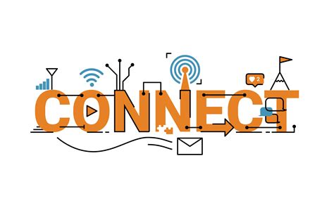 We can use linking words to give examples, add information, summarise, sequence information, give a reason or. Connect word typography design - Download Free Vectors ...