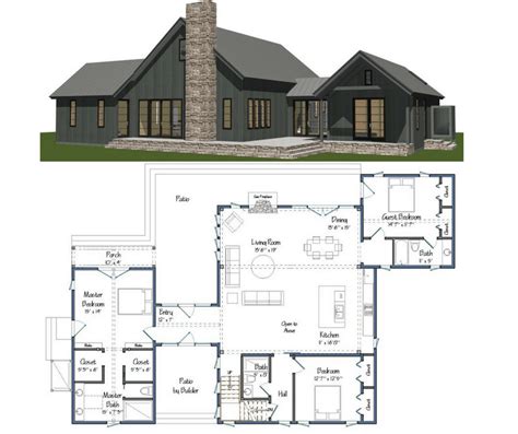 Barn Style House Floor Plan Image To U