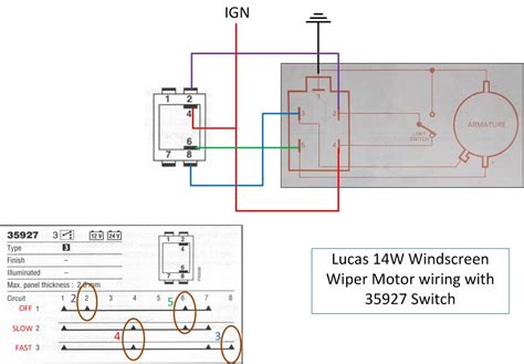 Help Wiring A Lucas 2 Speed Wiper Motor Xk Jag Lovers Forums