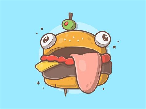 Durr Burger Fornite Skin 🍔😋 Fortnite Drawing Fortnite Fanart