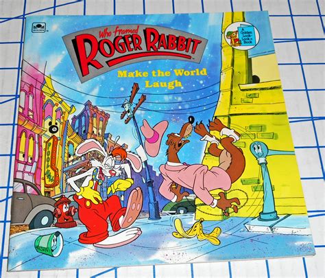 Disney Who Framed Roger Rabbit Make The World Laugh Book 1988 Etsy Canada