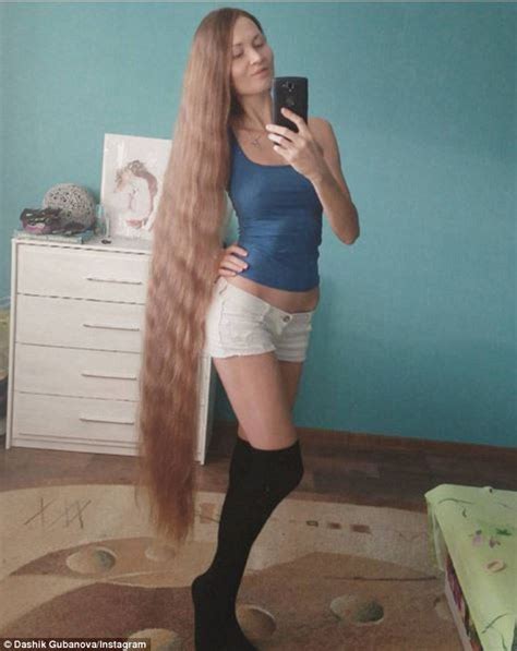 Real Life Rapunzel Russian With 150cm Long Locks Has Been Growing Her