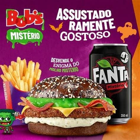 Bob s lança sanduíche para o Halloween Gastronomia DeBoa Brasília