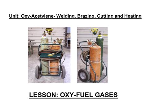 Oxy Fuel Welding Cutting And Heating